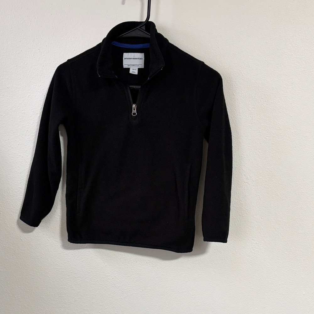 Kid’s Black Quarter-Zip Pullover